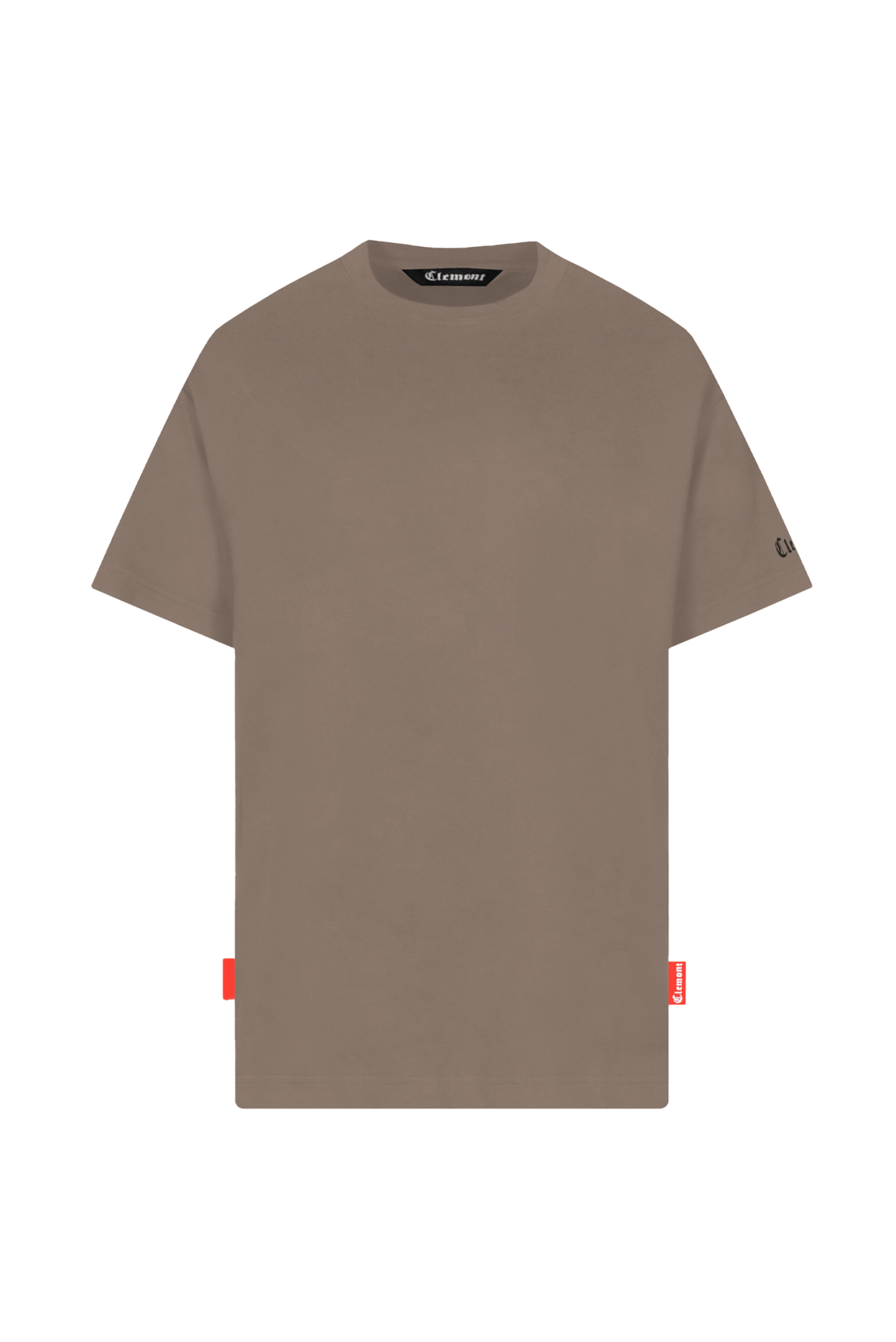 T - SHIRT MEN OVERSIZED ABBONDANZA TAUPE CLEMONT - CLEMONT.CO S.A.S.