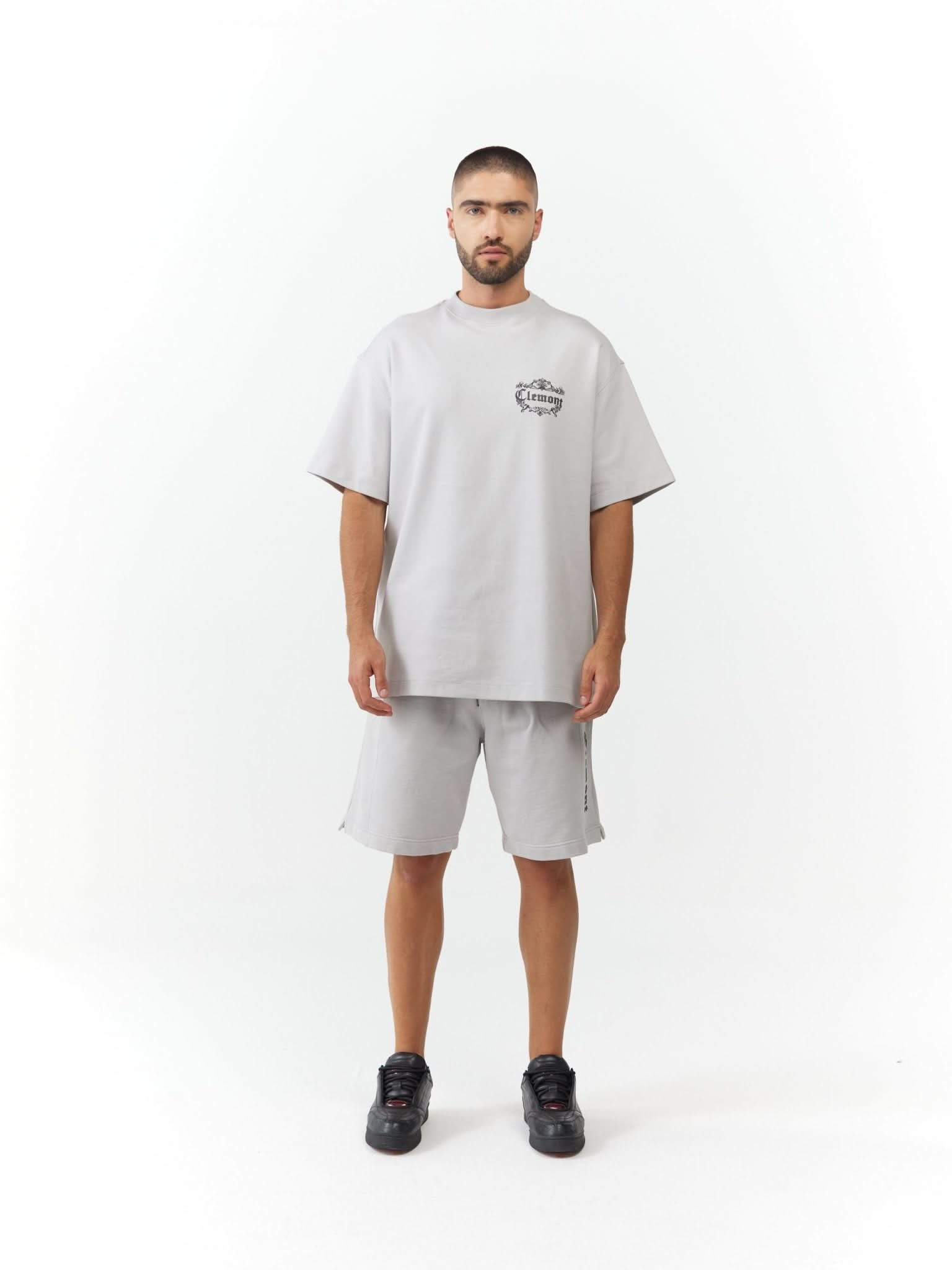 T - SHIRT MEN OVERSIZED DOLCEZZA GREY CLEMONT - CLEMONT.CO S.A.S.
