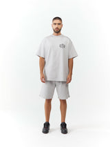 T - SHIRT MEN OVERSIZED DOLCEZZA GREY CLEMONT - CLEMONT.CO S.A.S.