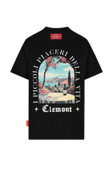 T - SHIRT MEN OVERSIZED ECLATANTE BLACK CLEMONT - CLEMONT.CO S.A.S.