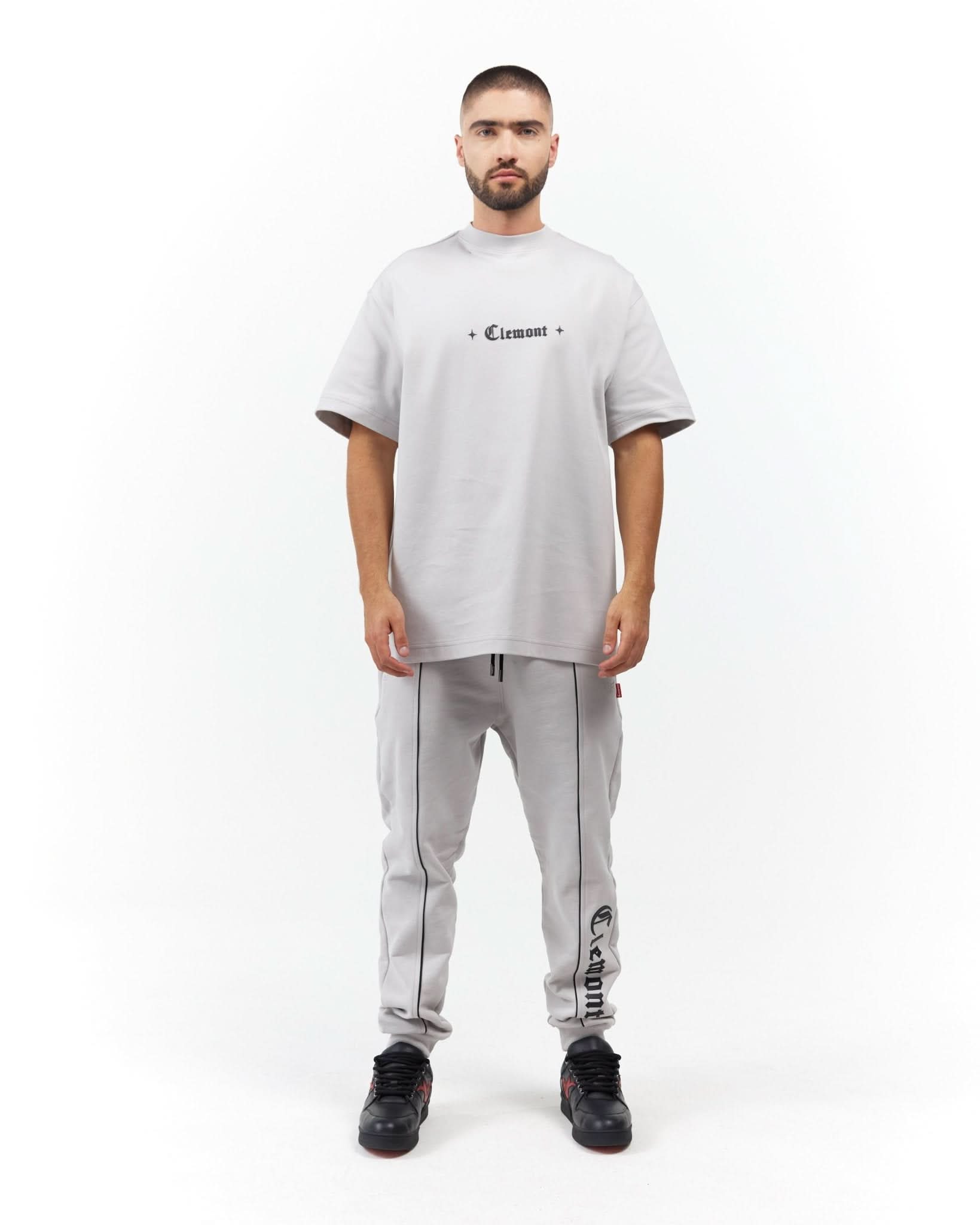 T - SHIRT MEN OVERSIZED ECLATANTE GREY CLEMONT - CLEMONT.CO S.A.S.