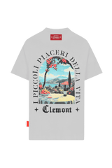 T - SHIRT MEN OVERSIZED ECLATANTE GREY CLEMONT - CLEMONT.CO S.A.S.