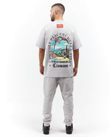 T - SHIRT MEN OVERSIZED ECLATANTE GREY CLEMONT - CLEMONT.CO S.A.S.