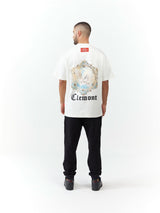 T - SHIRT MEN OVERSIZED FULGORE CREAM CLEMONT - CLEMONT.CO S.A.S.