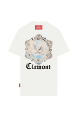 T - SHIRT MEN OVERSIZED FULGORE CREAM CLEMONT - CLEMONT.CO S.A.S.