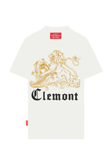 T - SHIRT MEN OVERSIZED GIOIELLO CREAM CLEMONT - CLEMONT.CO S.A.S.