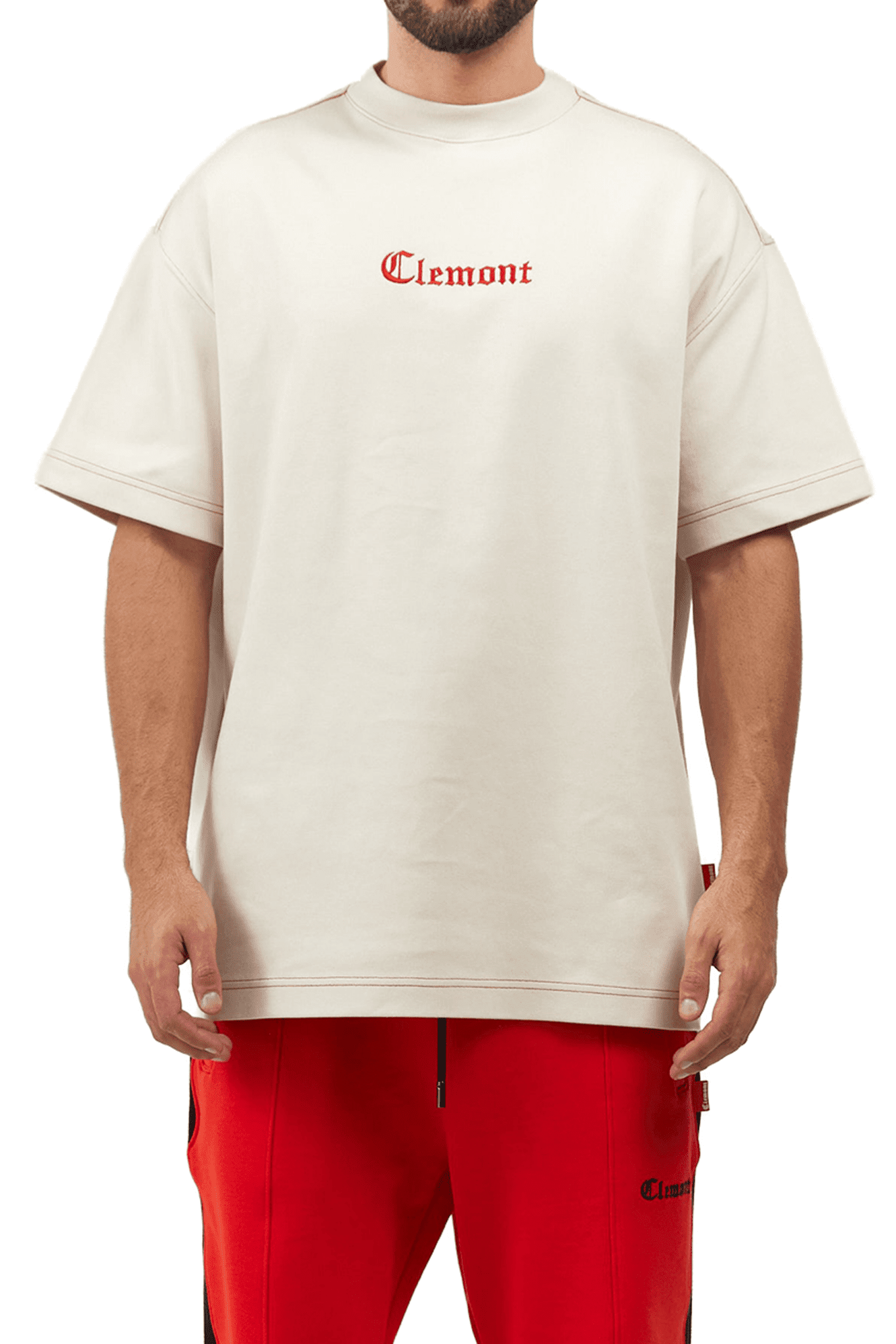 T - SHIRT MEN OVERSIZED INFERNO COCONUT CLEMONT - CLEMONT.CO S.A.S.