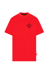T - SHIRT MEN OVERSIZED PERFETTO RED CLEMONT - CLEMONT.CO S.A.S.