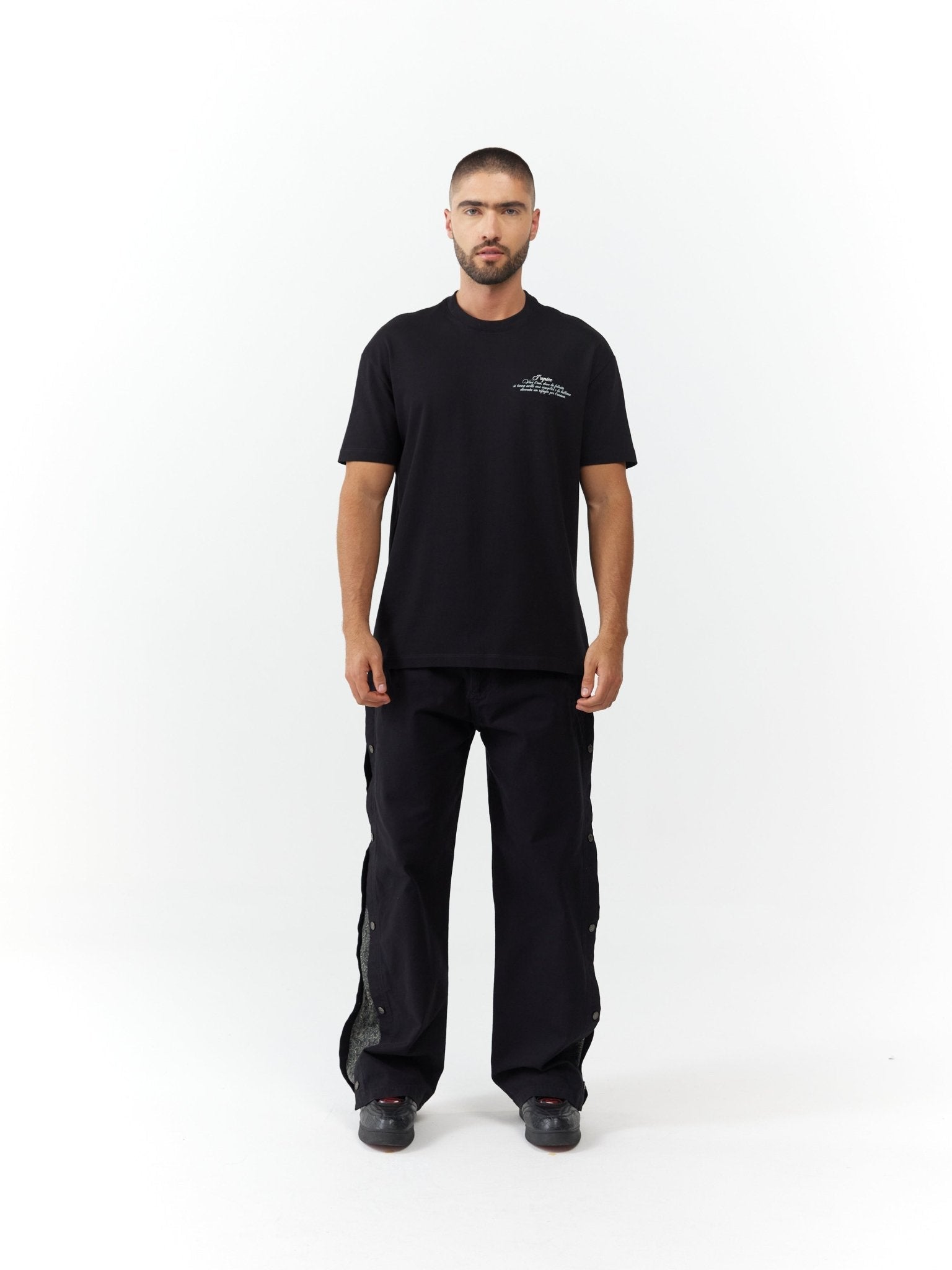 T - SHIRT MEN RISPLENDENTE BLACK CLEMONT - CLEMONT.CO S.A.S.