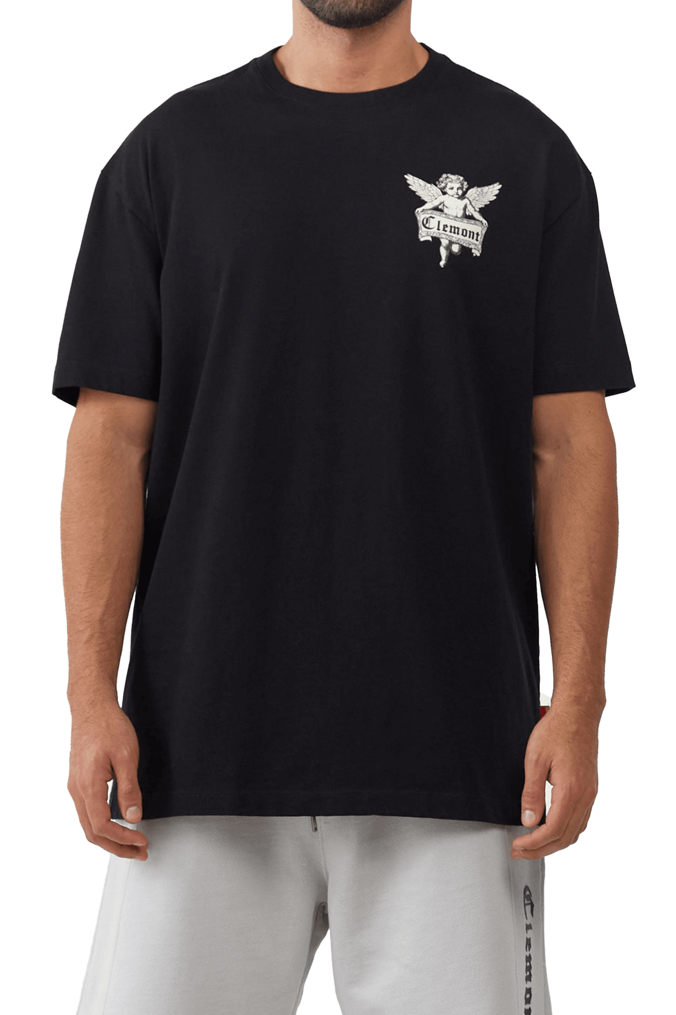 T - SHIRT MEN TRANQUILLO BLACK CLEMONT - CLEMONT.CO S.A.S.