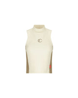 TANK TOP WOMEN ABBAGLIANTE CREAM/TAUPE CLEMONT - CLEMONT.CO S.A.S.