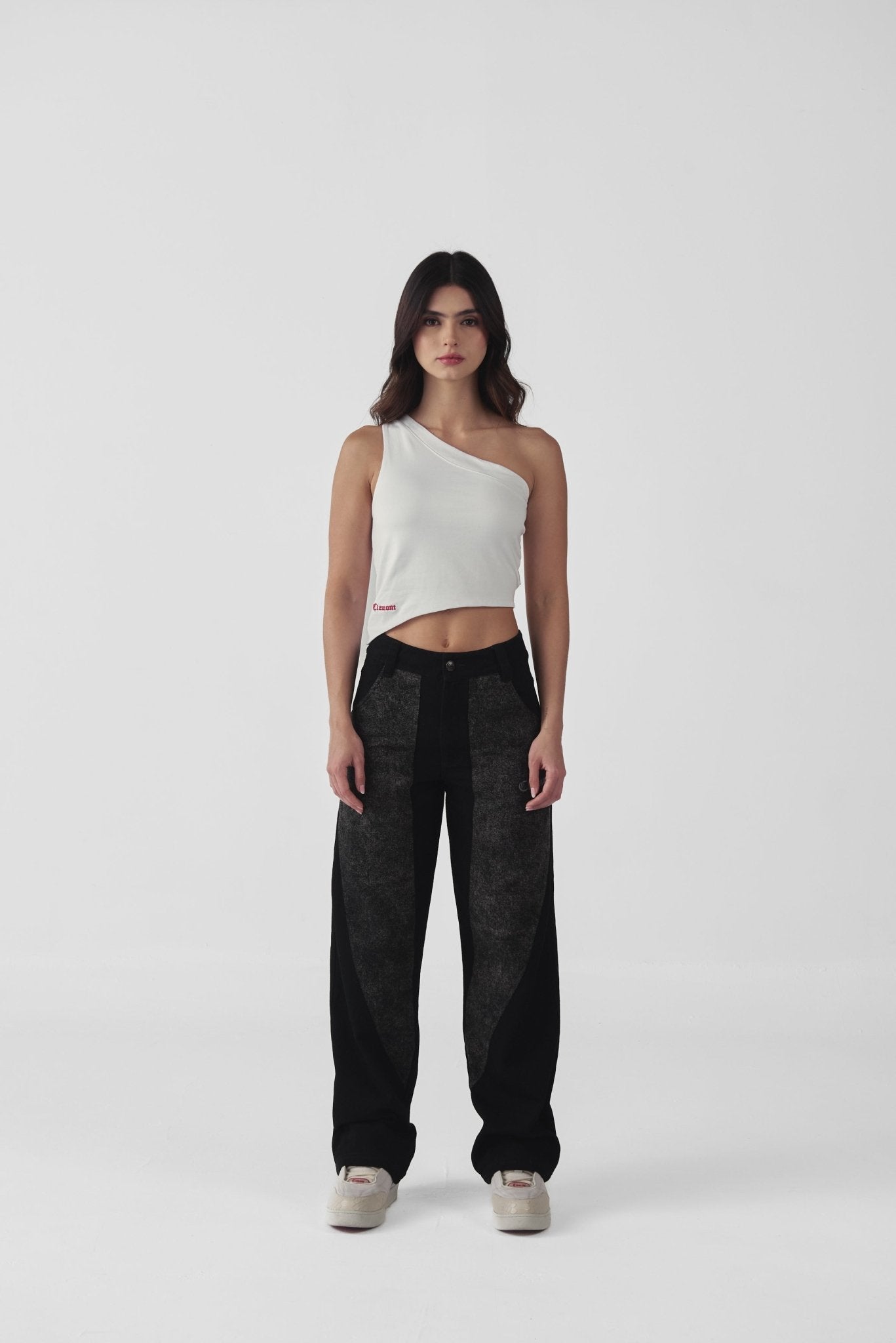 TANKTOP TRASPARENZA CREMA CLEMONT - CLEMONT.CO S.A.S.