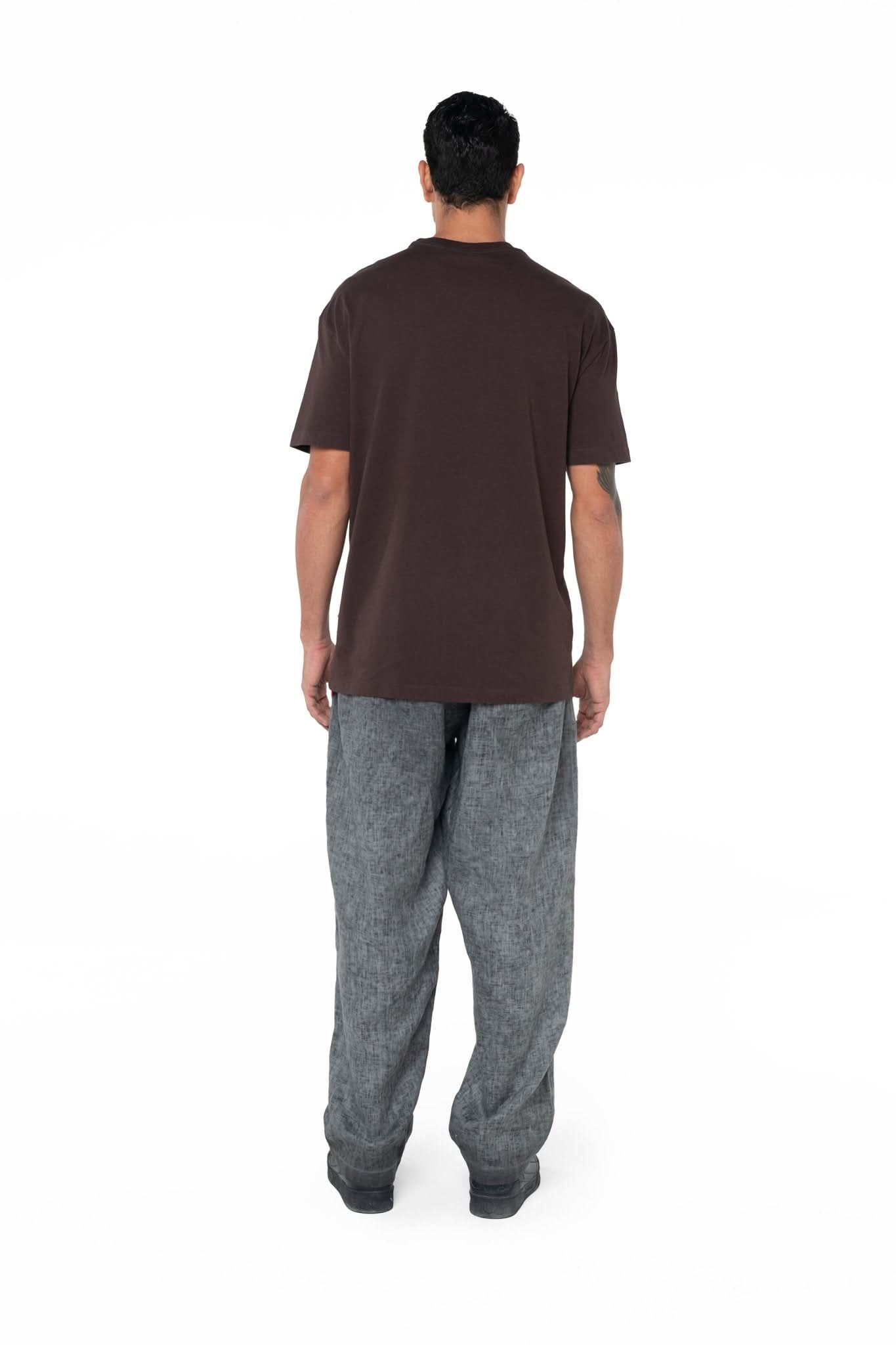 THREE PACK T - SHIRT MASCULINO INTIMITA NEGRO/CREMA/MOCCA CLEMONT - Clemont Oficial