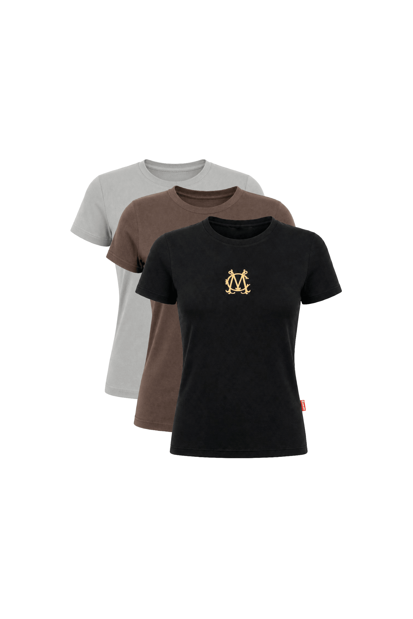 THREEPACK MUJER RIPOSO NEGRO/GRIS OSCURO/MOCA CLEMONT - Clemont Oficial