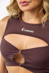 TOP MUJER LIBERAZIONE MOCCA CLEMONT - CLEMONT.CO S.A.S.