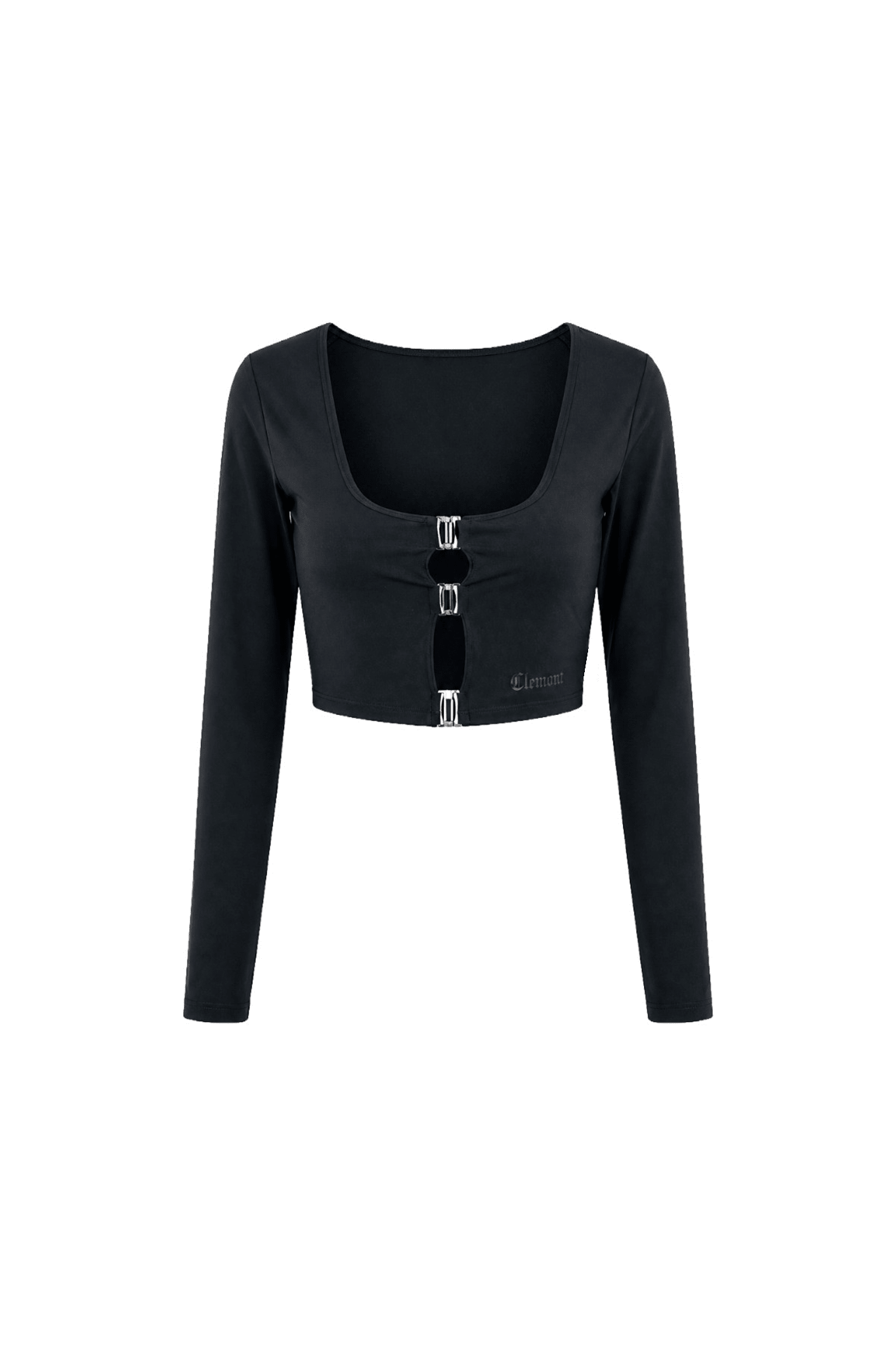 TOPS CORTOS MUJER PIANTA NEGRO CLEMONT - Clemont Oficial