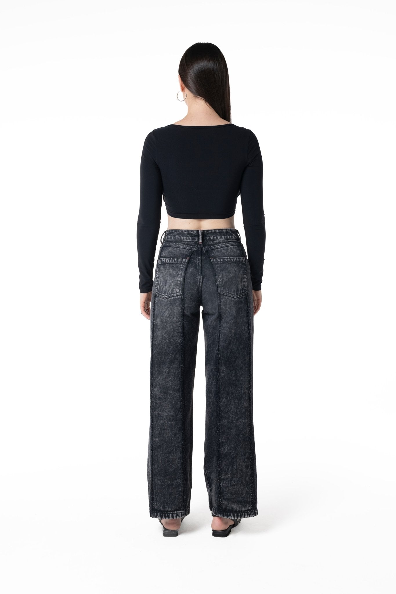 TOPS CORTOS MUJER PIANTA NEGRO CLEMONT - Clemont Oficial