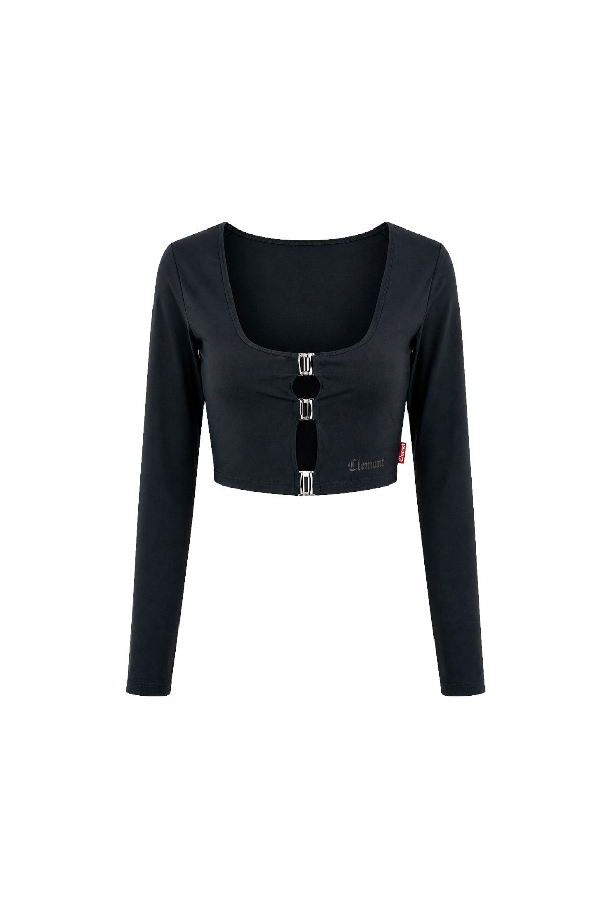 TOPS CORTOS MUJER PIANTA NEGRO CLEMONT - Clemont Oficial