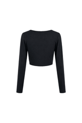 TOPS CORTOS MUJER PIANTA NEGRO CLEMONT - Clemont Oficial