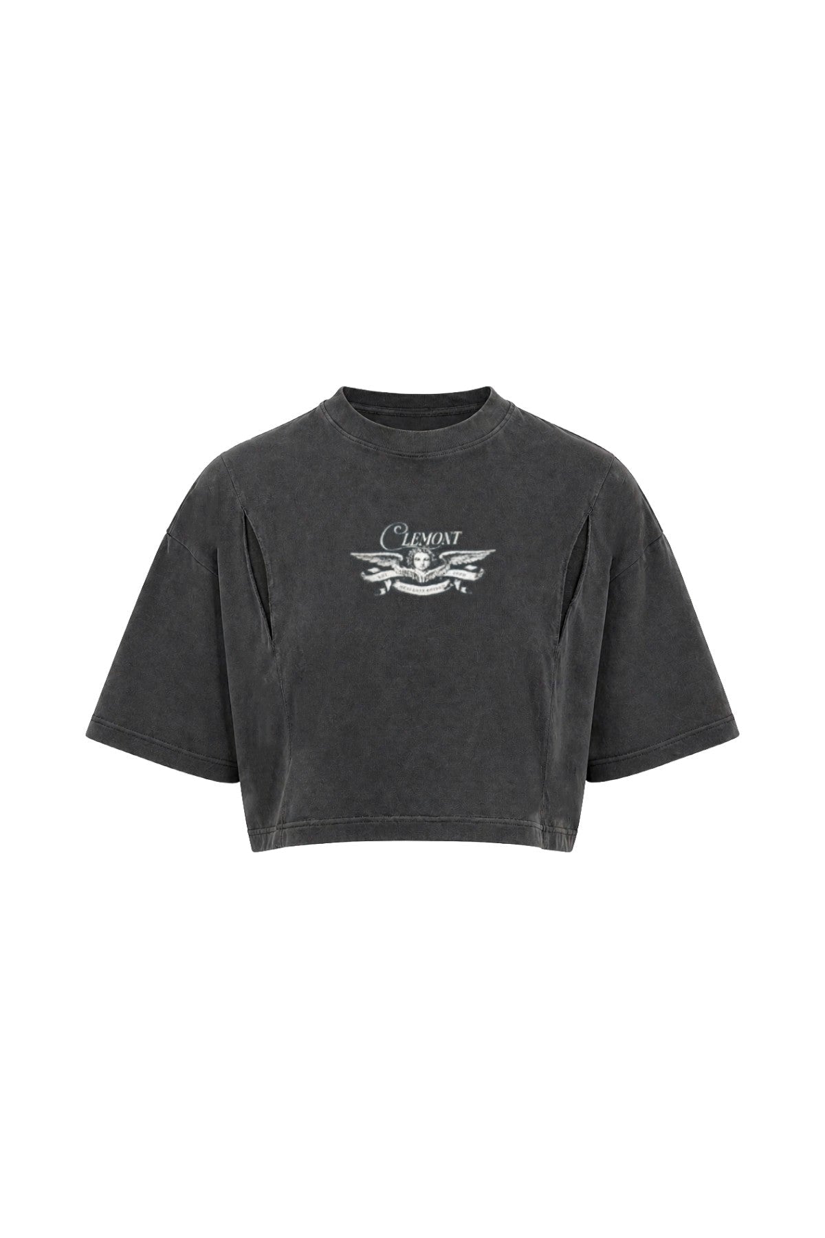 TOPS CORTOS MUJER SPESSORE GRIS OSCURO CLEMONT - Clemont Oficial