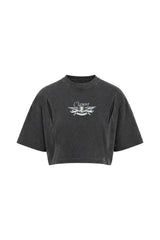 TOPS CORTOS MUJER SPESSORE GRIS OSCURO CLEMONT - Clemont Oficial