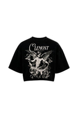 TOPS CORTOS MUJER SPESSORE NEGRO CLEMONT - Clemont Oficial