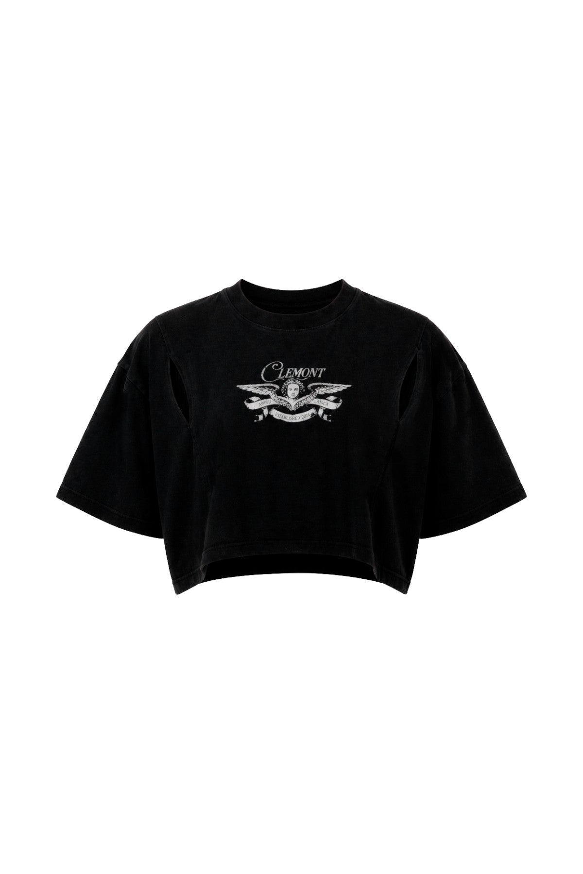 TOPS CORTOS MUJER SPESSORE NEGRO CLEMONT - Clemont Oficial