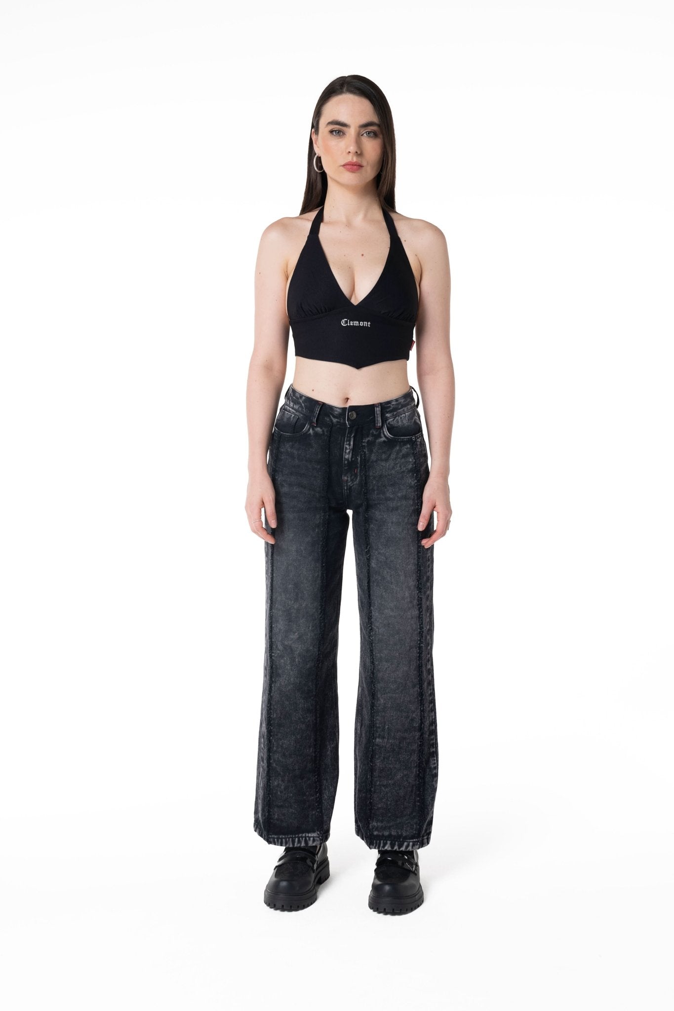 TOPS MUJER CICATRICE NEGRO CLEMONT - Clemont Oficial