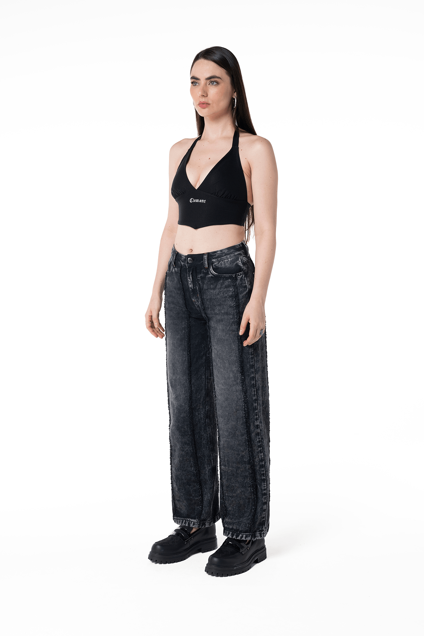 TOPS MUJER CICATRICE NEGRO CLEMONT - Clemont Oficial