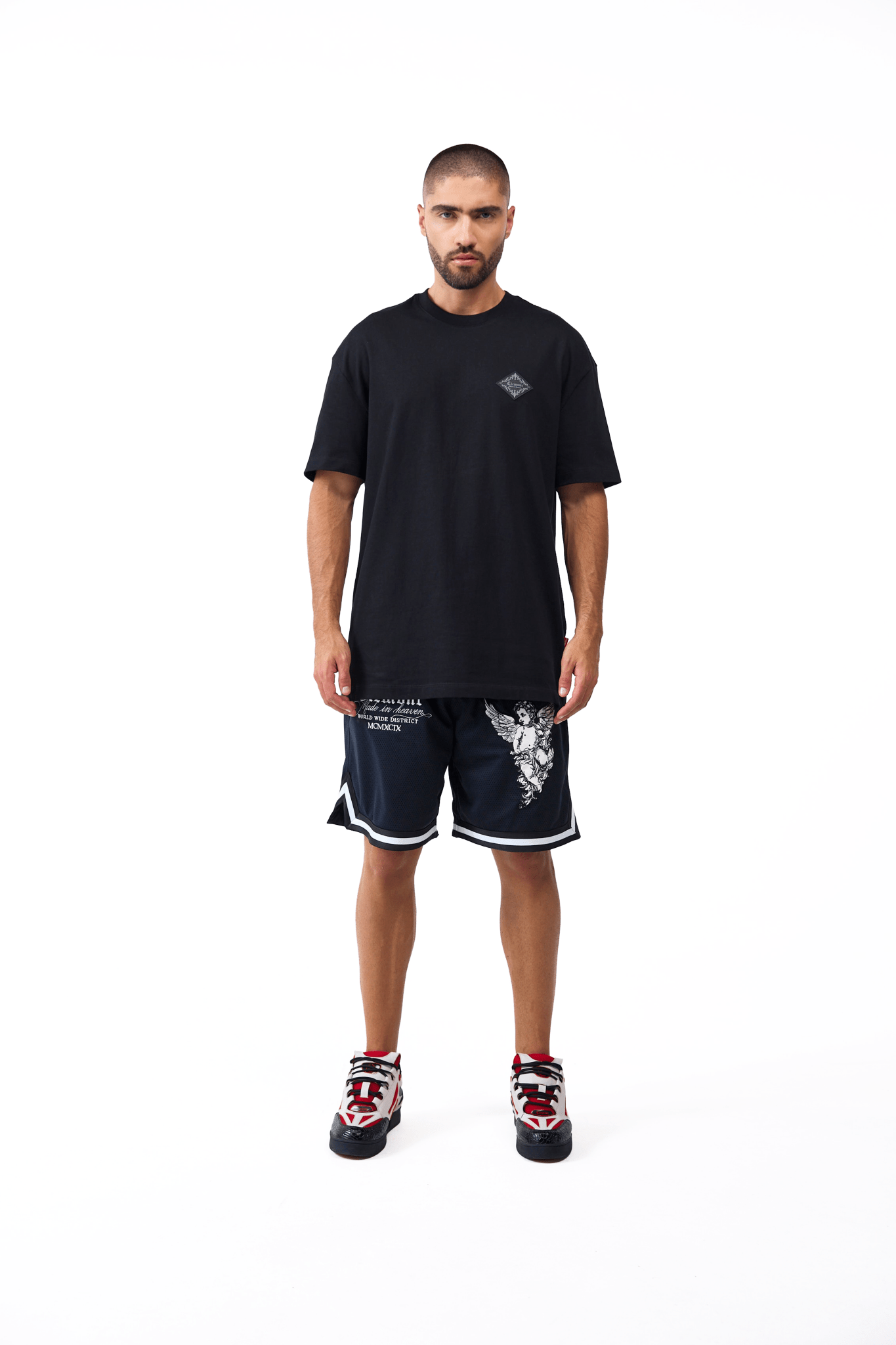 TSHIRT SEPOLCRO THREEPACK NEGRO/SILVER/CREMA - CLEMONT.CO S.A.S.