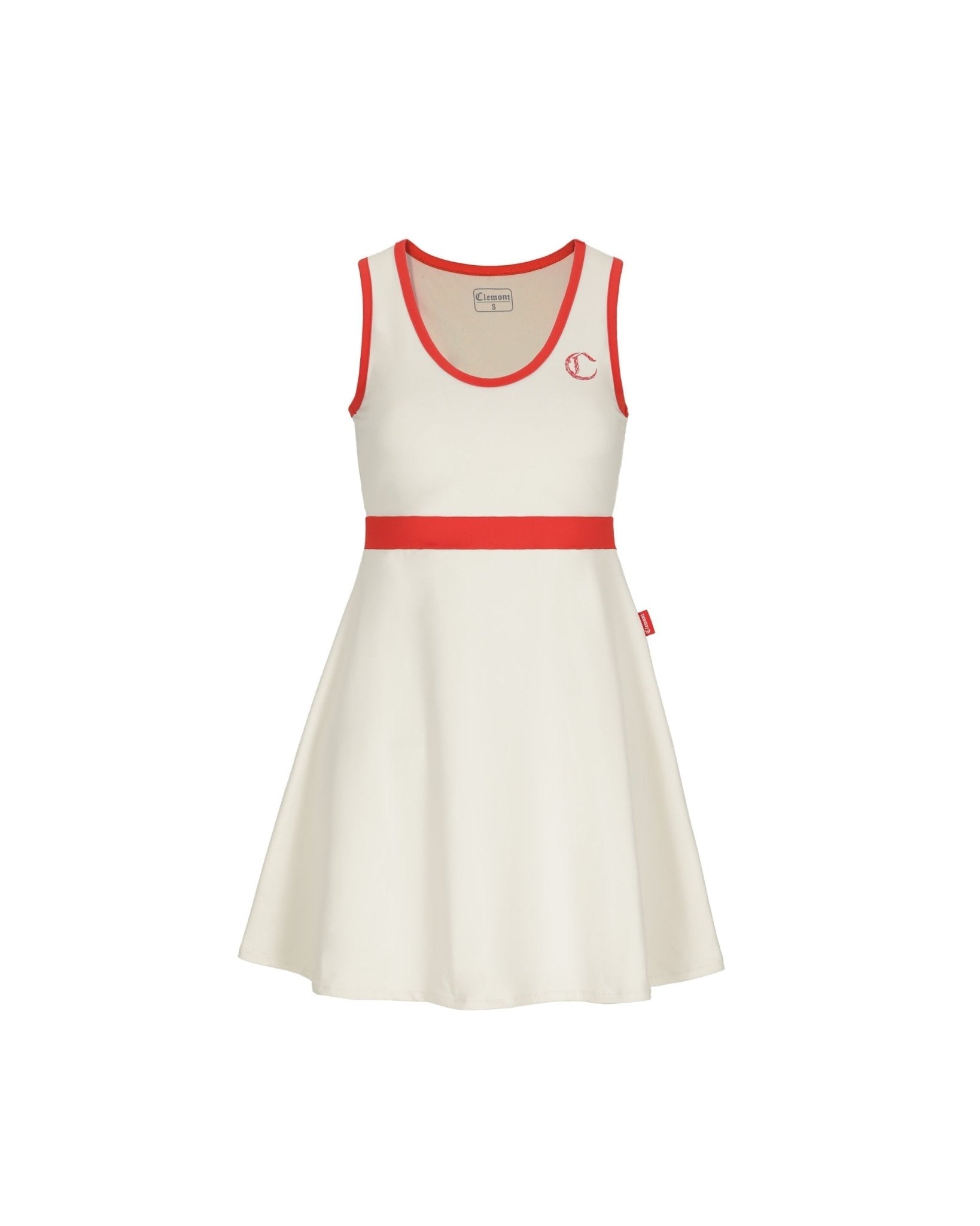 VESTIDO MUJER OPULENTIA CREAM/RED CLEMONT - CLEMONT.CO S.A.S.