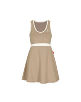 VESTIDO MUJER OPULENTIA TAUPE/CREAM CLEMONT - CLEMONT.CO S.A.S.